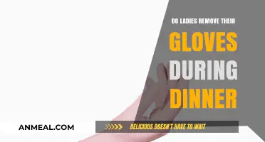 Ladies' Glove Etiquette: To Remove or Not During Dinner?