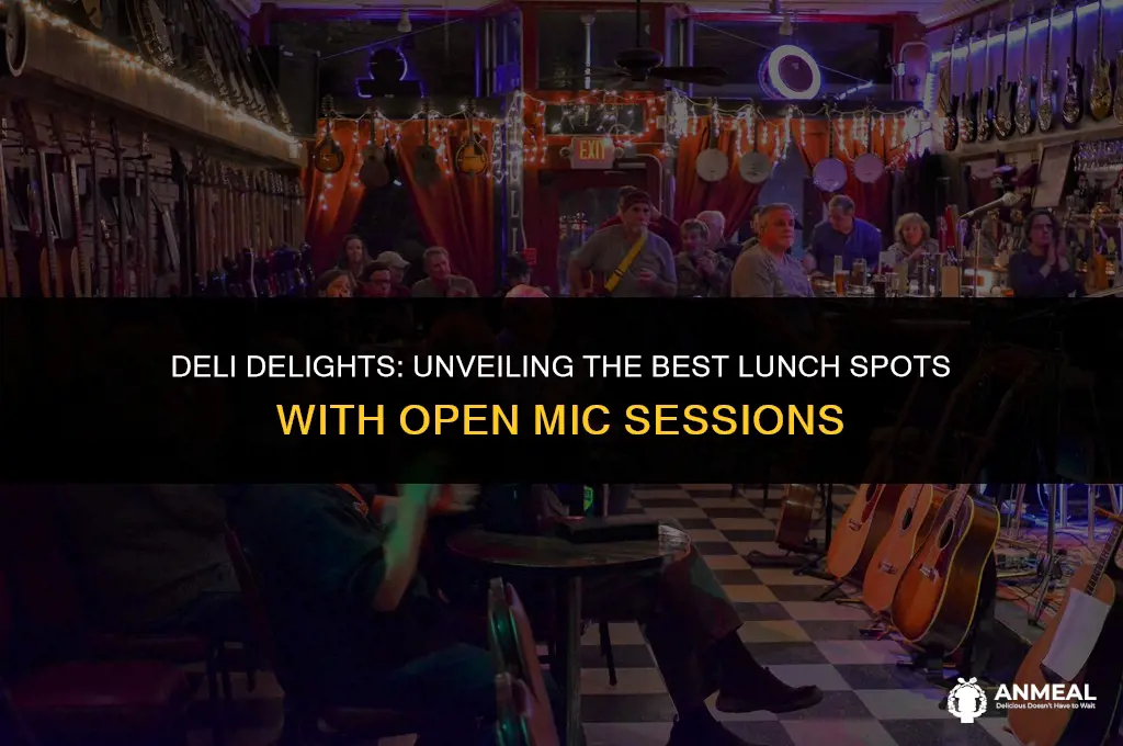 do lunch deli open mic