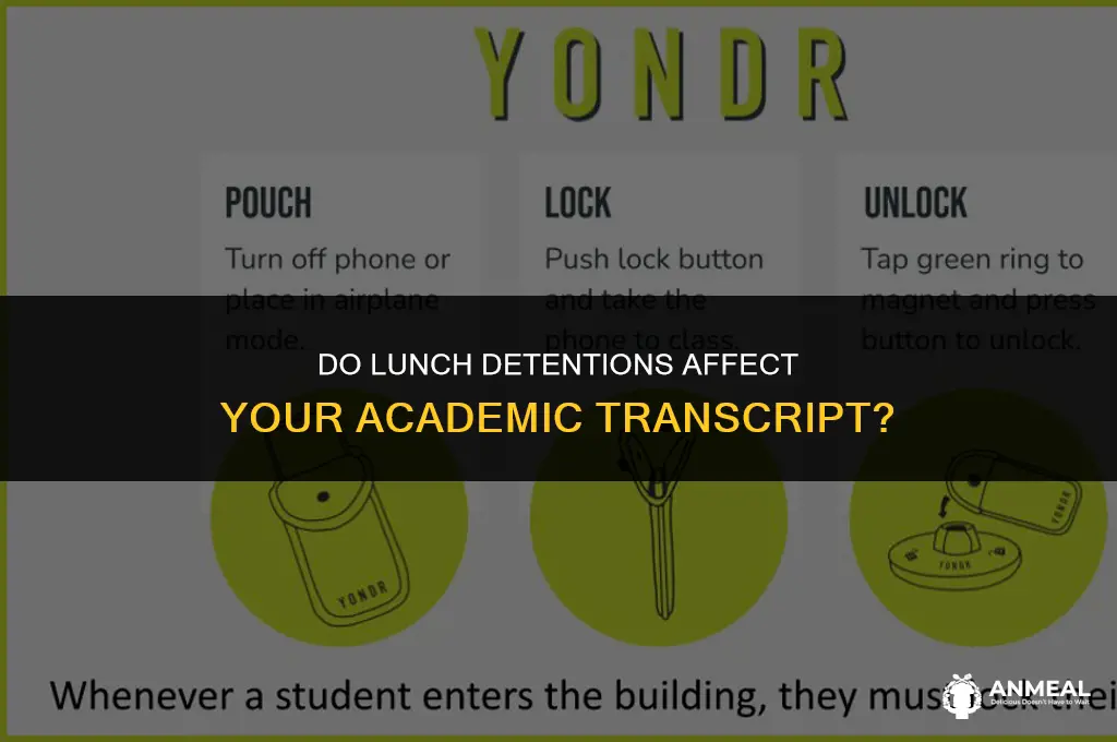 do lunch detentions go on your transcript