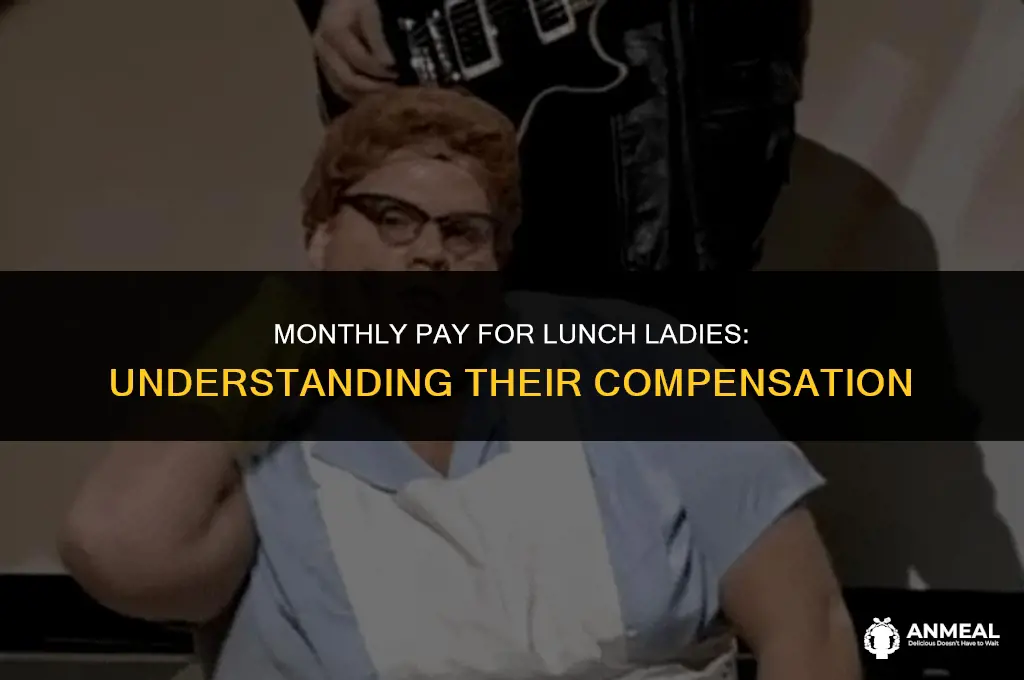 do lunch ladies get paid every month
