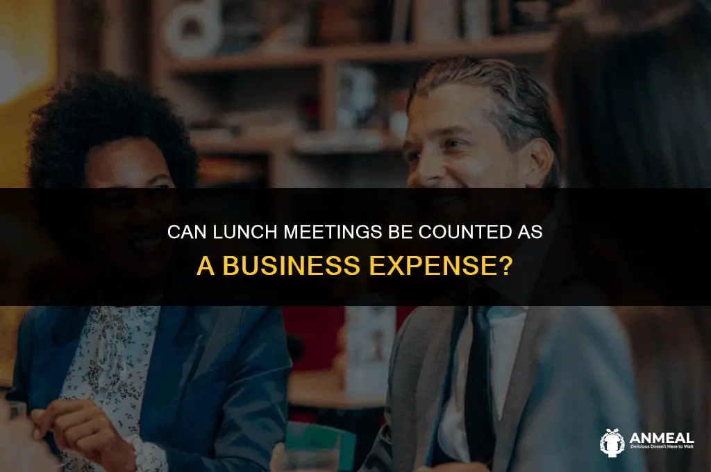 do lunch meetings count as a business expense