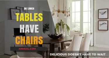 Exploring the Mystery: Do Lunch Tables Have Chairs?