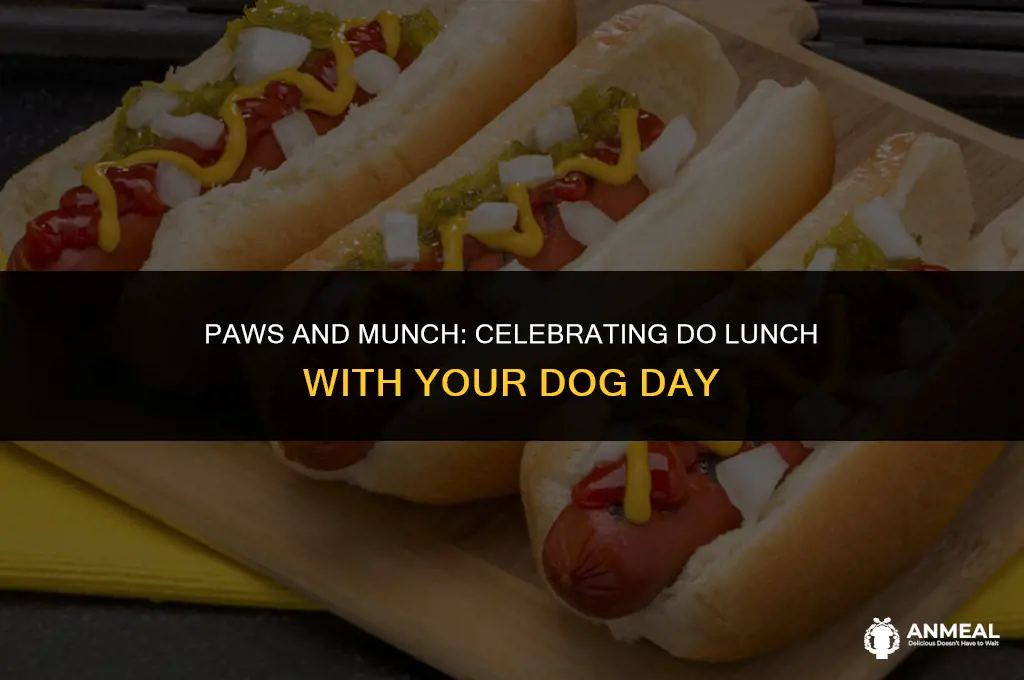 do lunch with your dog day