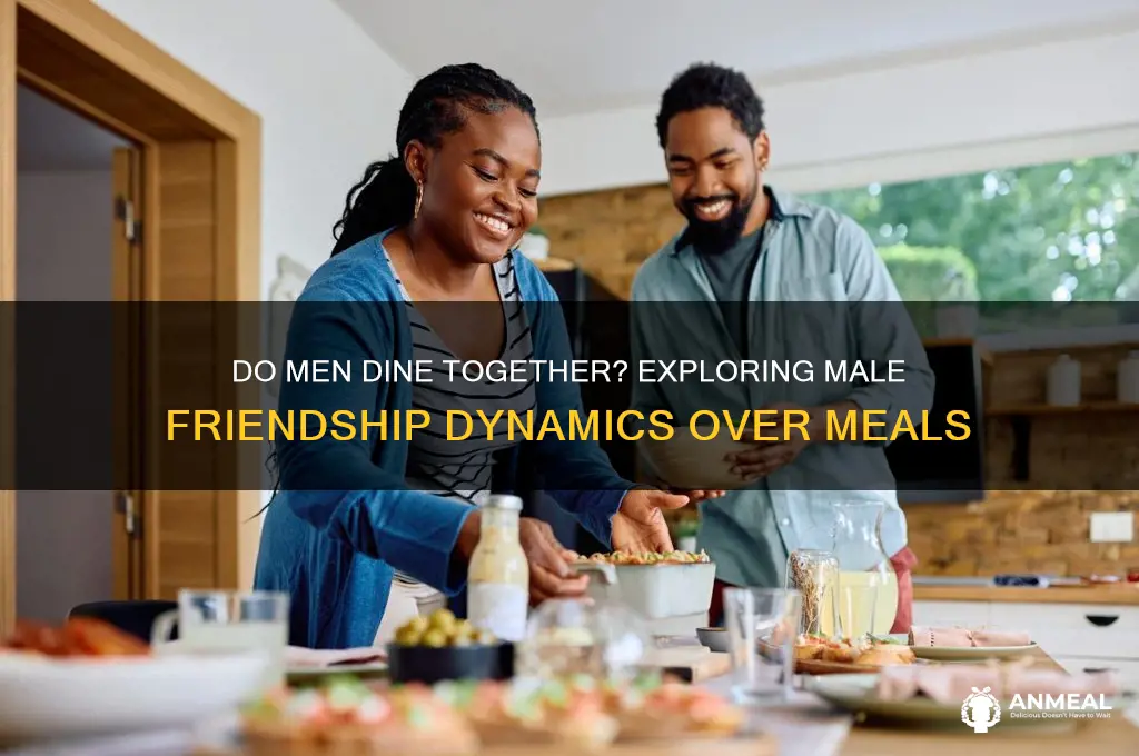 do men go to dinner eith other men