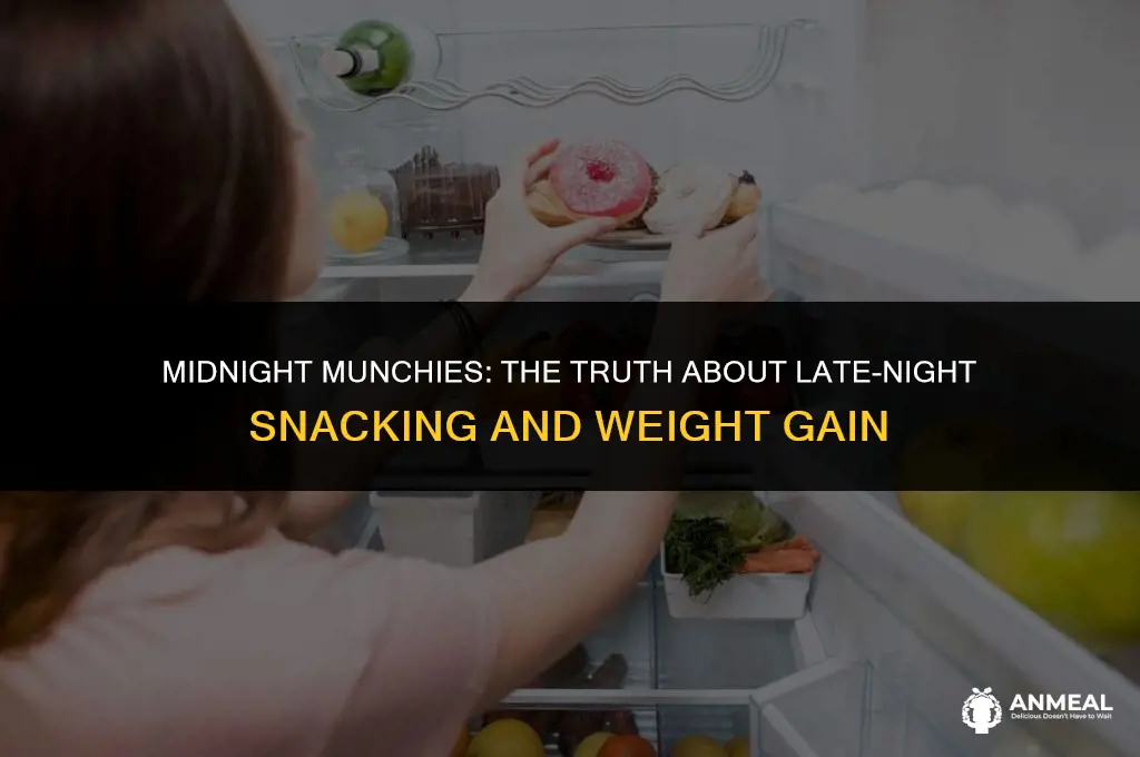 do midnight snacks make you fat