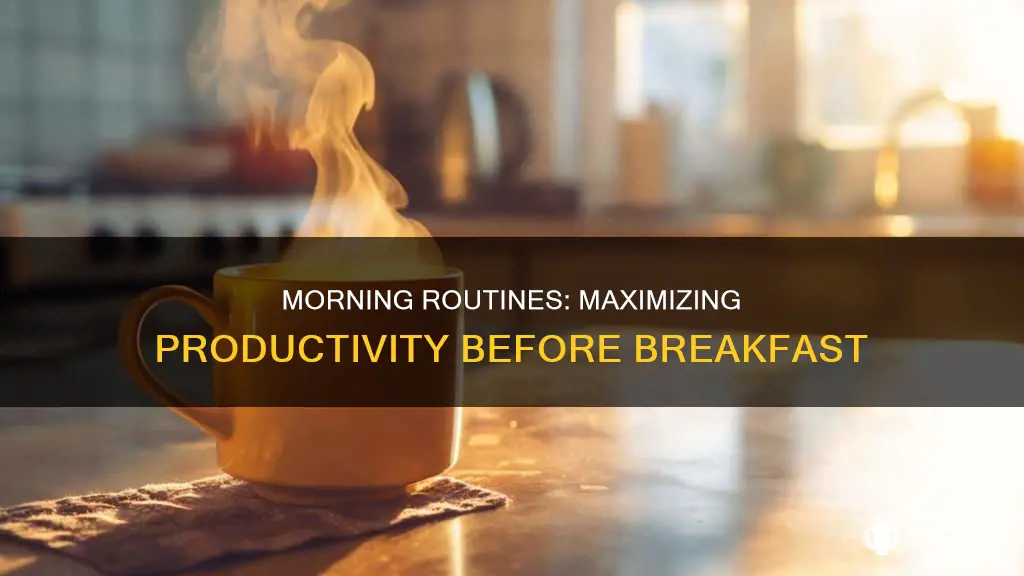 do more before breakfast than all day