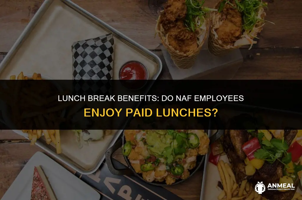 do naf employees get a paid lunch