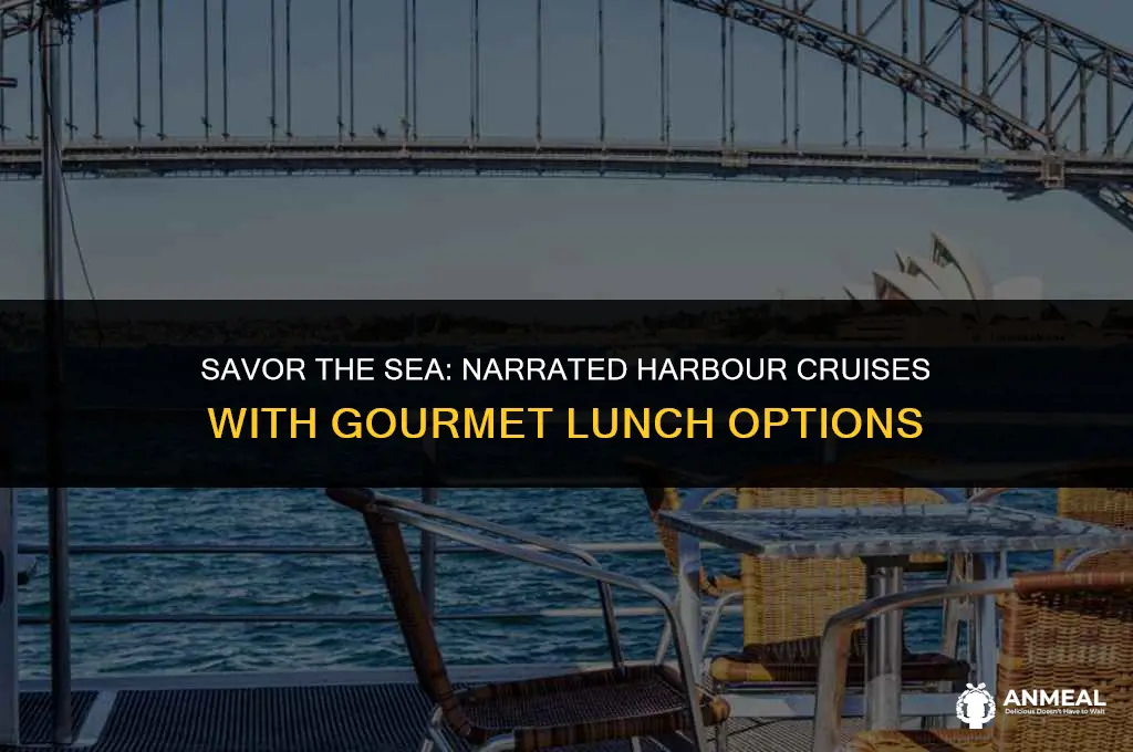 do narrated harbour sightseeing cruise include lunch