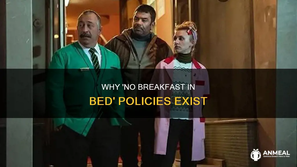 do not bring breakfast to room sign