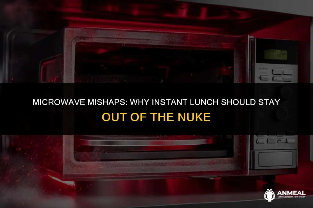 do not microwave instant lunch