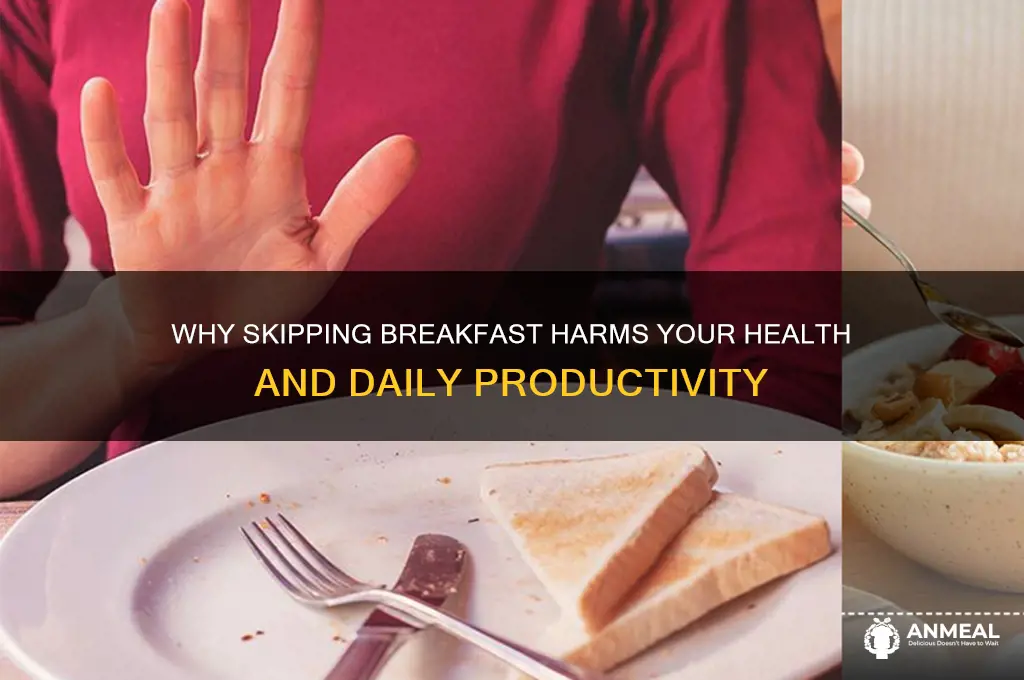do not skip breakfast