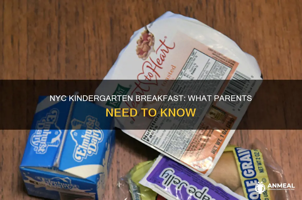 do nyc kindergardeners get breakfast