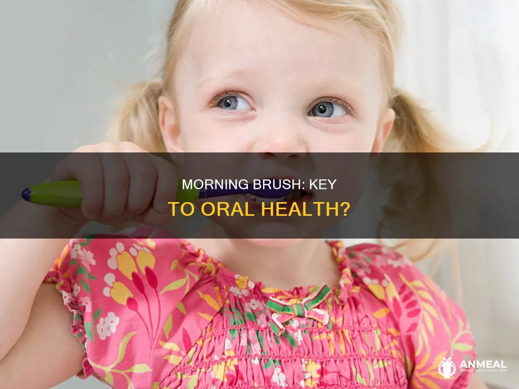 do patients who brush after breakfast have better oral health
