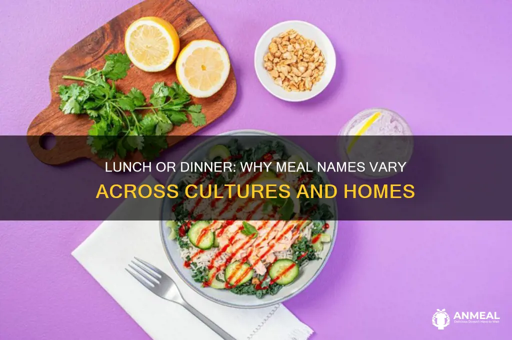 do people call lunch dinner
