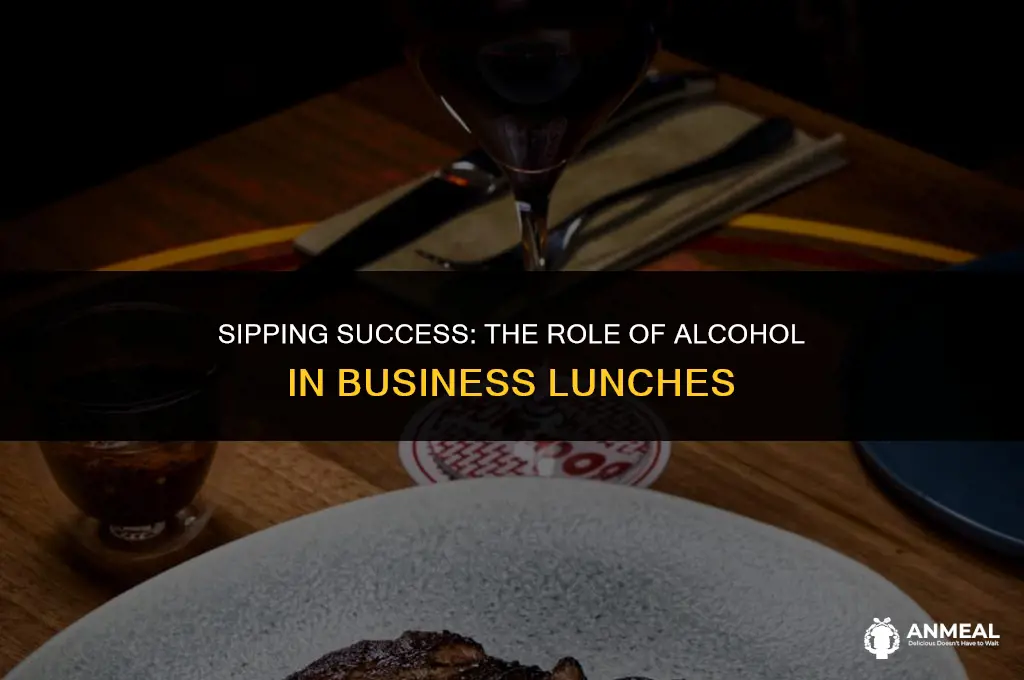 do people drink at business lunches