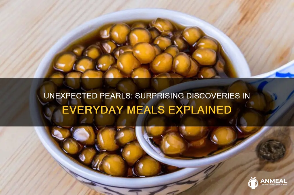 do people find pearls in their dinner