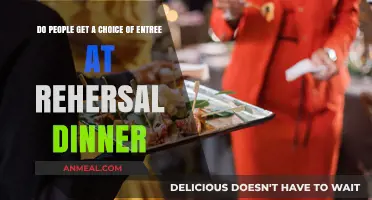 Rehearsal Dinner Entree Options: Do Guests Get a Choice?