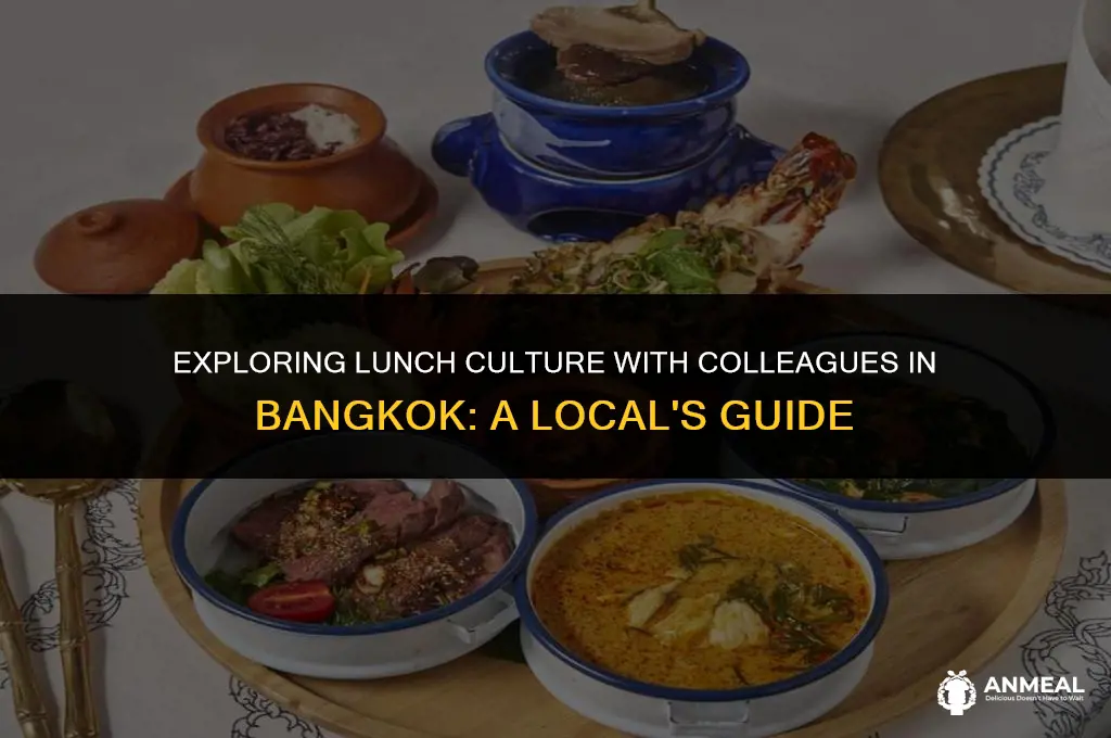 do people go out to lunch with collegues in bangkok
