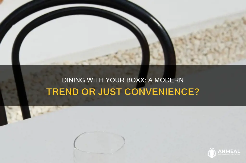 do people have dinner with their boxx