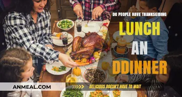 Exploring the Thanksgiving Feast: Lunch and Dinner Traditions Unveiled