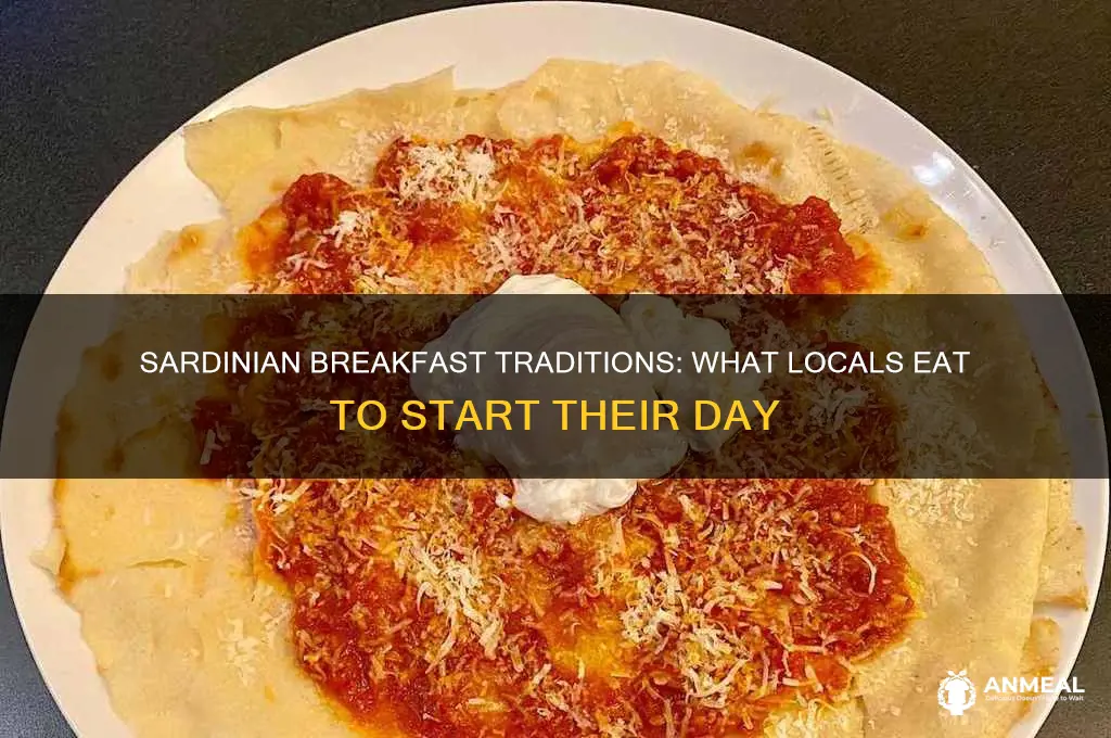 do people in sardinian breakfast