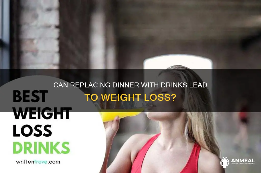 do people lose weight drinking dinner