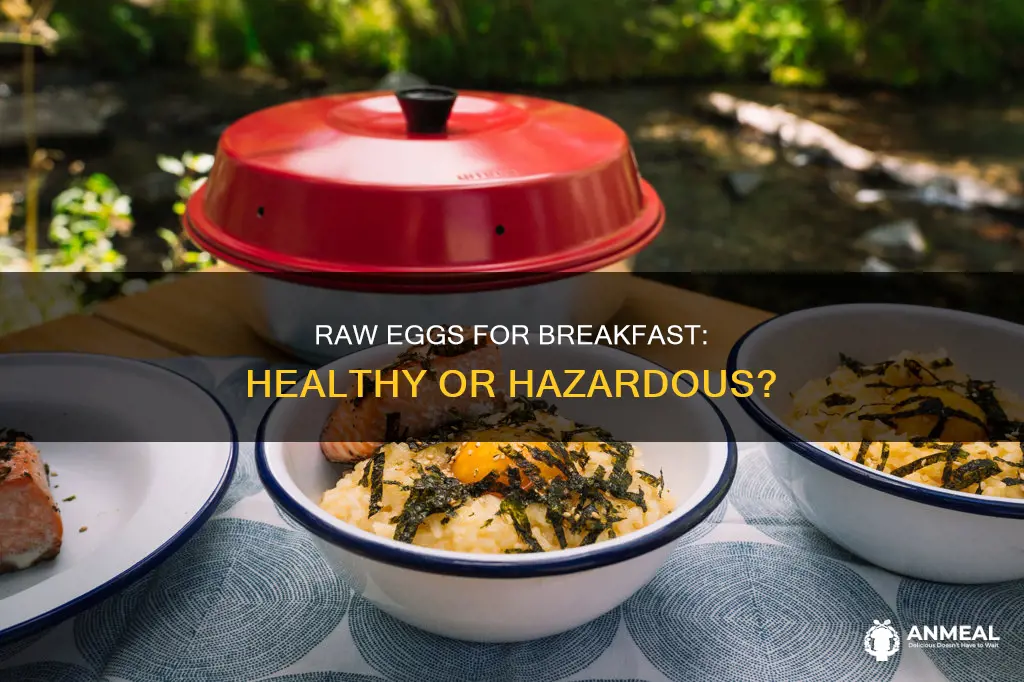 do people really drink raw egg for breakfast