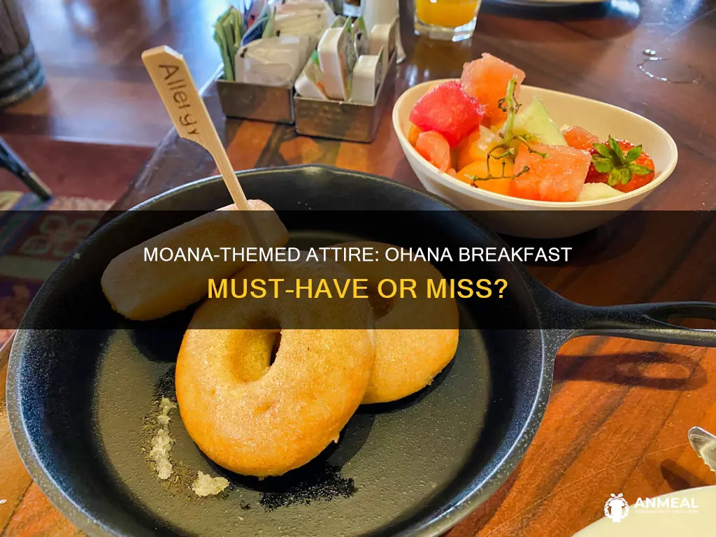 do people wear moana to ohana breakfast