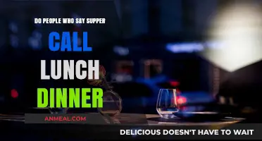 Supper vs. Dinner: Unraveling the Lunch-Dinner Confusion