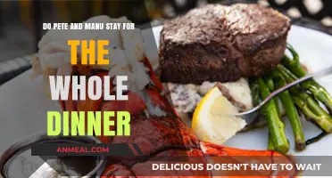 Pete and Manu's Dinner Dilemma: Do They Stay or Go?