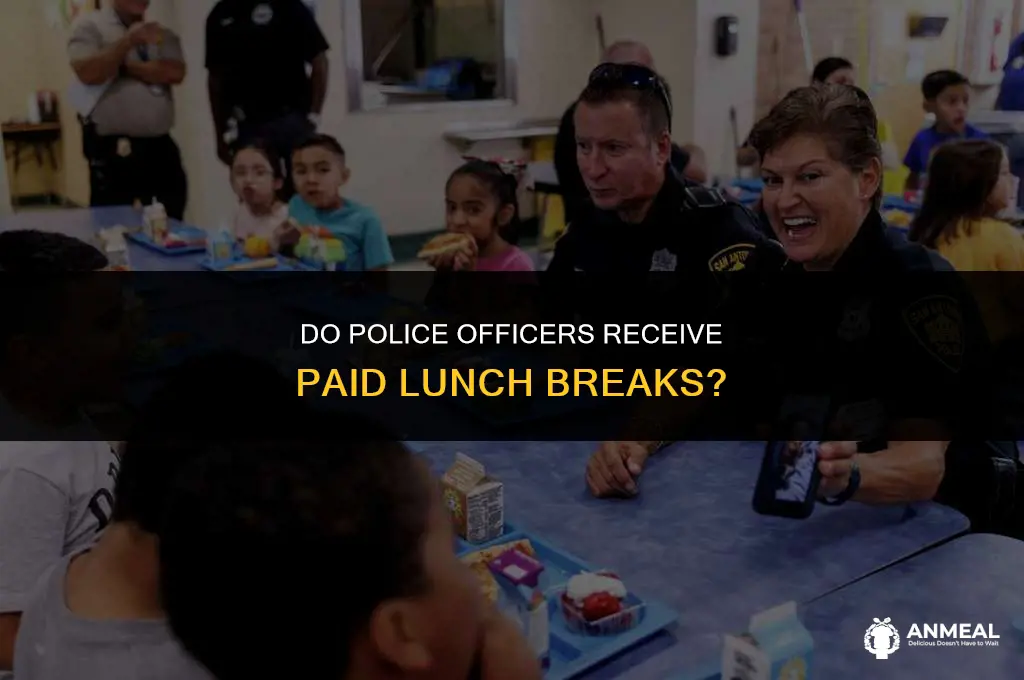 do police get paid for lunch