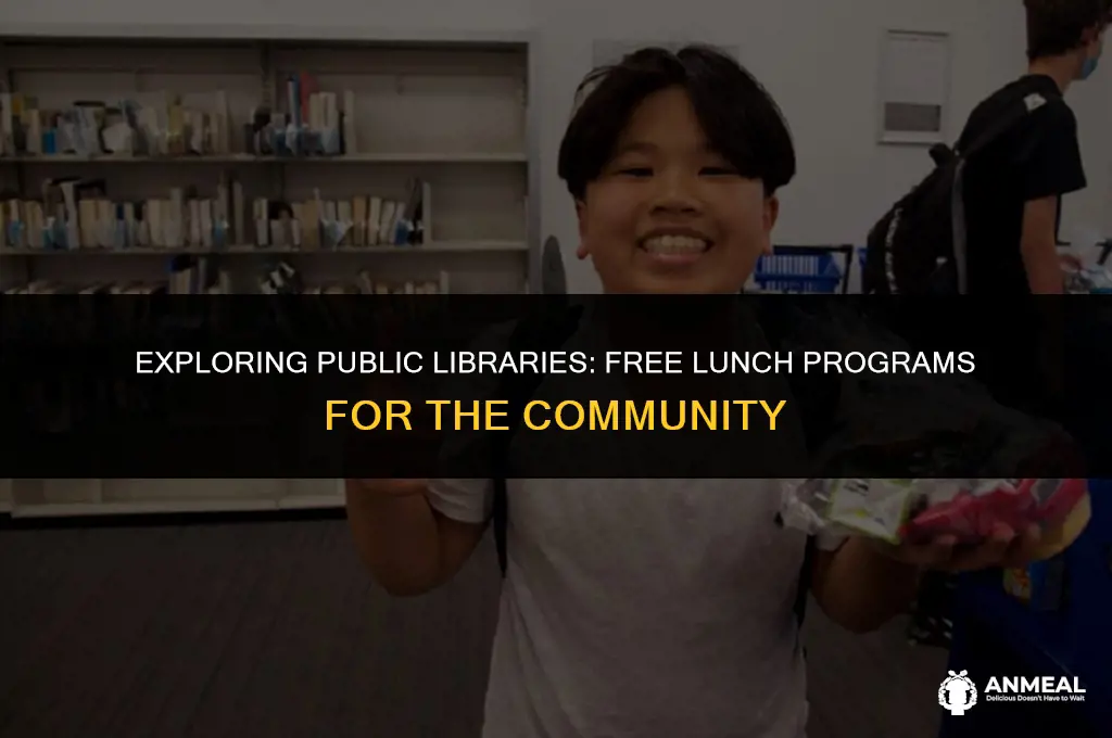 do public libraries have free lunch
