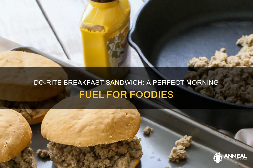 do rite breakfast sandwich