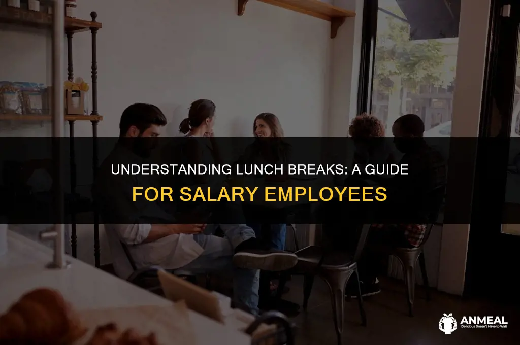 do salary employees have to take a lunch