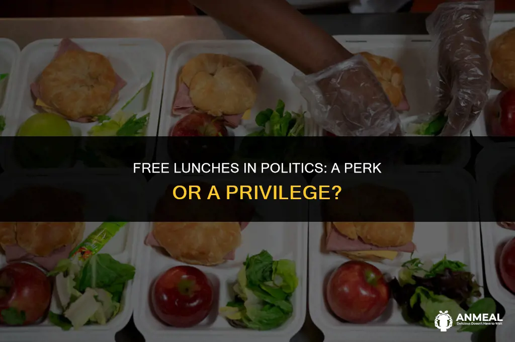 do senators and house get free lunches