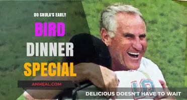 Shula's Early Bird Dinner Special: Is It Worth Your Time?