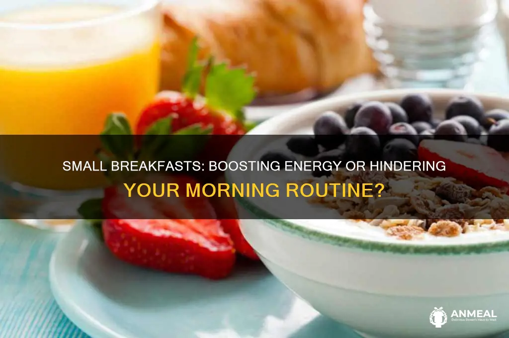 do small breakfasts help