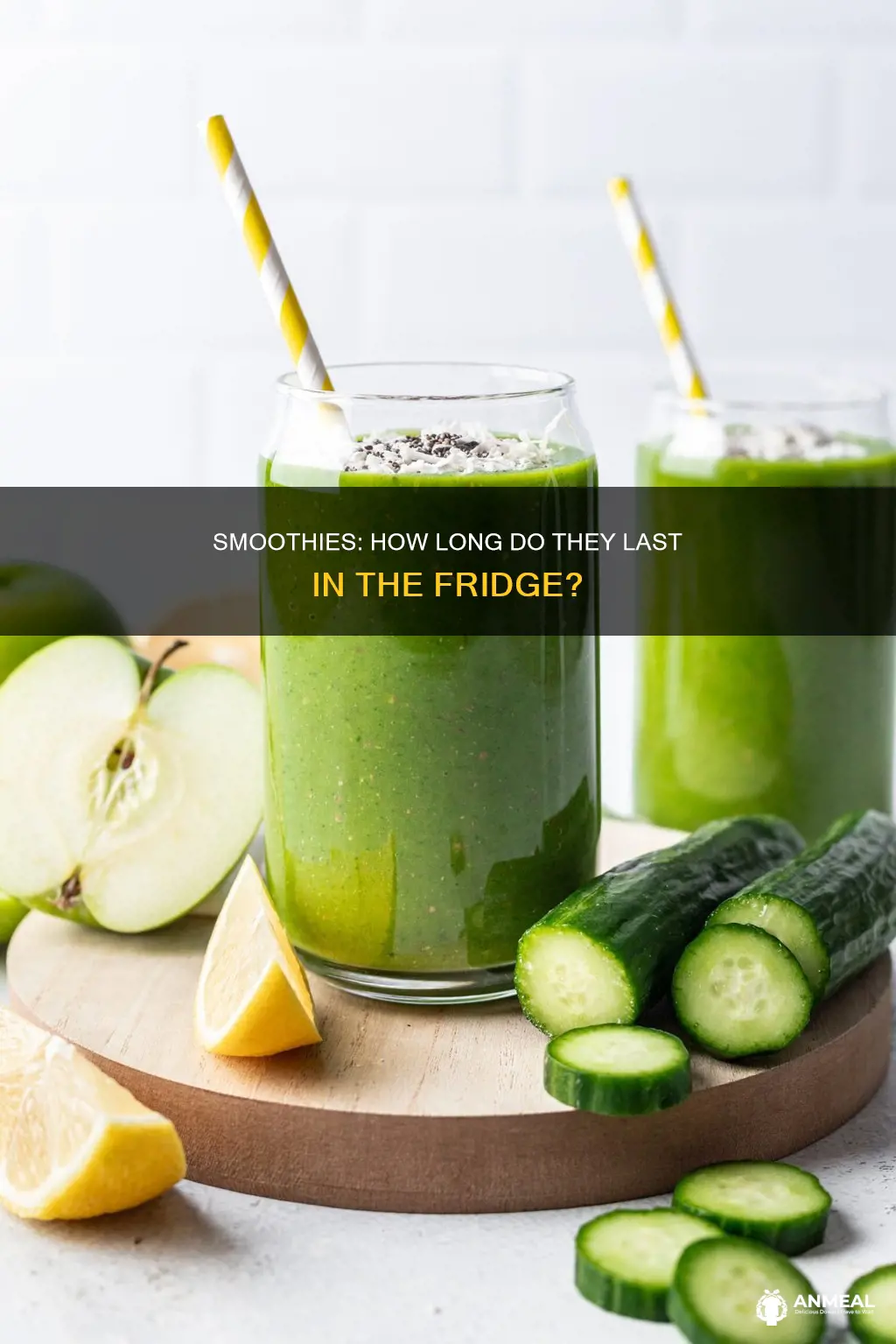 do smoothies last in the fridge for breakfast