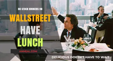 Wall Street Brokers: Lunchtime Rituals Amidst Market Mayhem