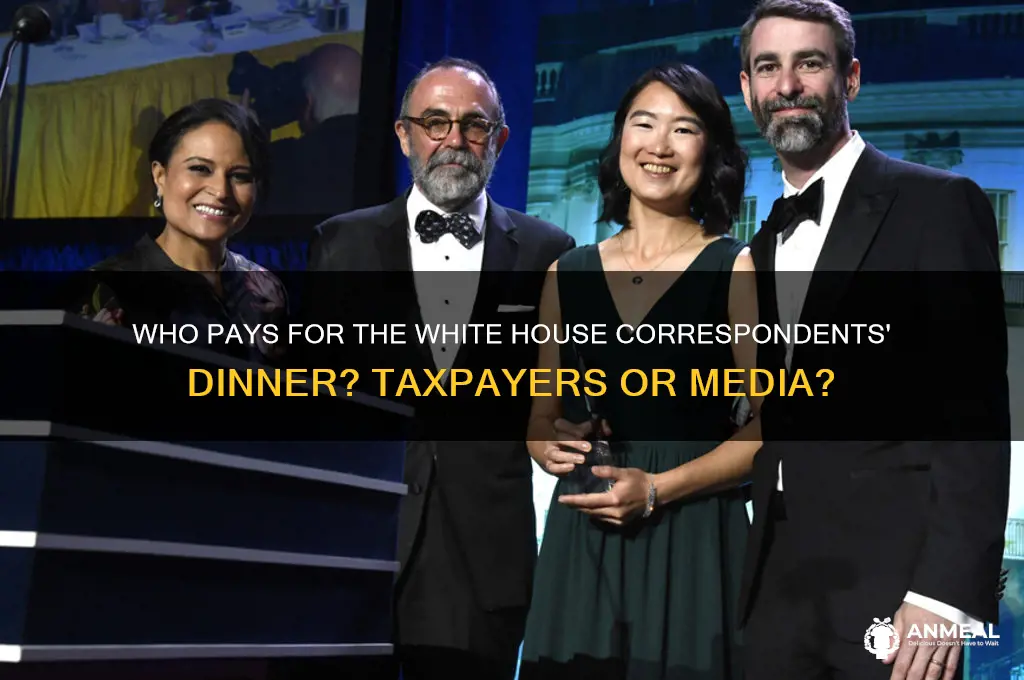 do tapayers fund whitehouse correspondents dinner