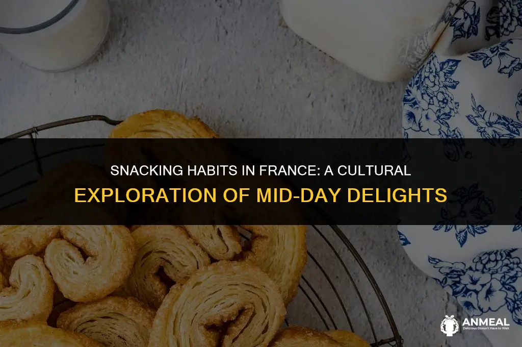 do the french eat snacks
