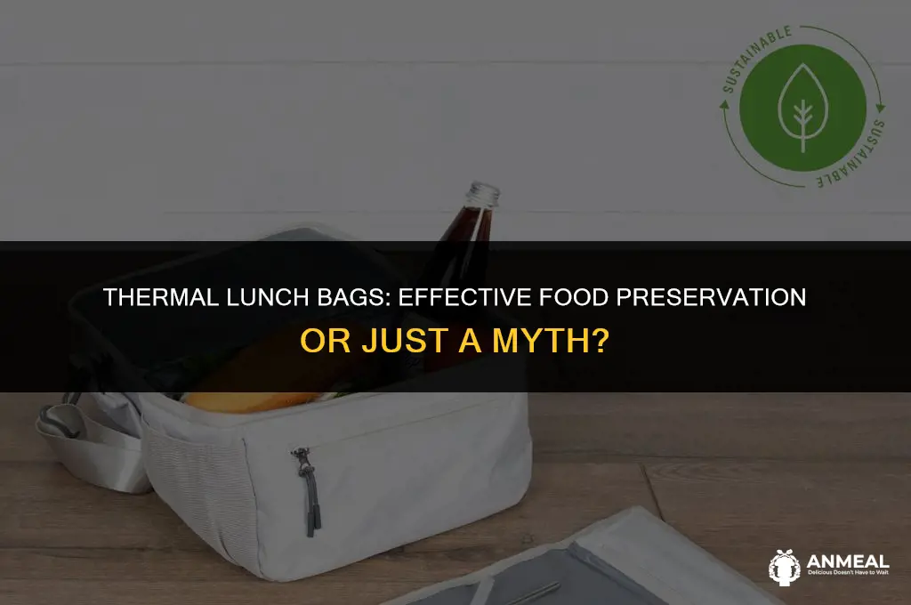 do thermal lunch bags keep food from spoiling