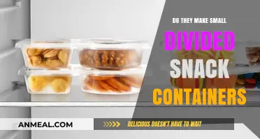 Snack Time Simplified: Exploring Options for Small Divided Containers