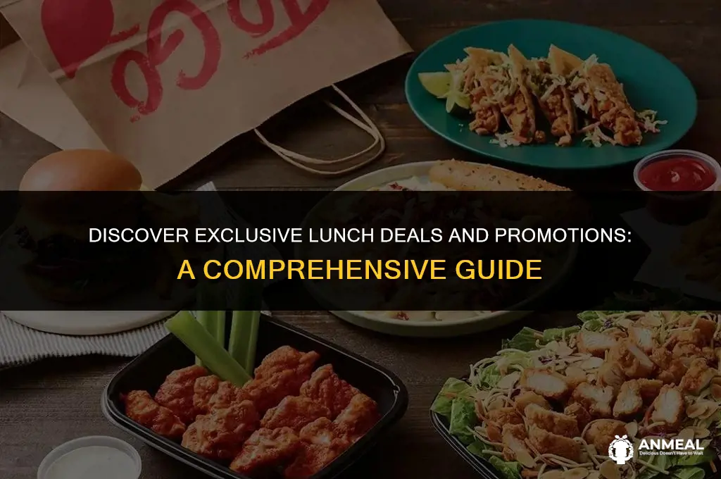 do they offer any special lunch deals or promotions