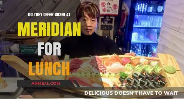 Sushi Delights at Meridian: A Lunchtime Exploration