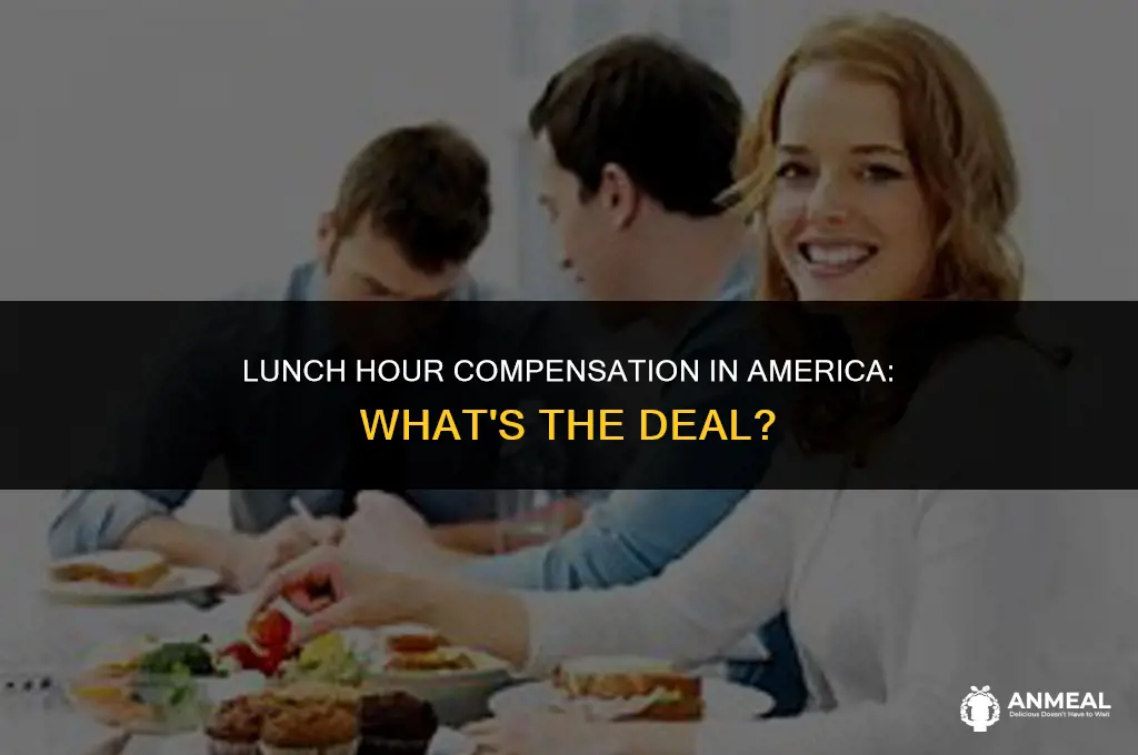 do they pay lunch hour in america