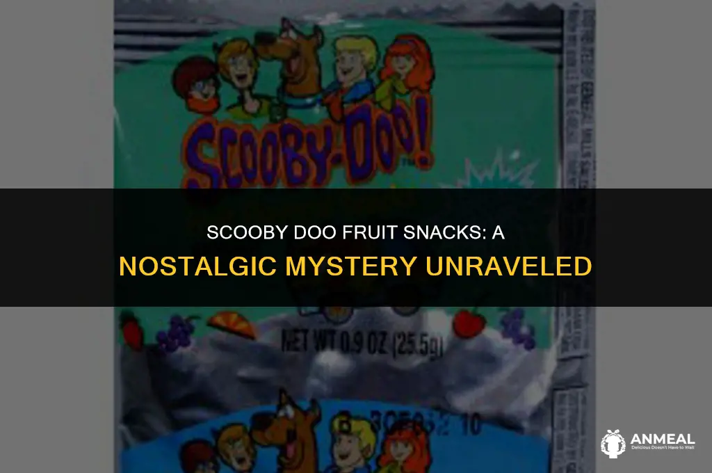 do they still make scooby doo fruit snacks