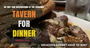 Tuckaway Tavern Dinner Reservations: What You Need to Know