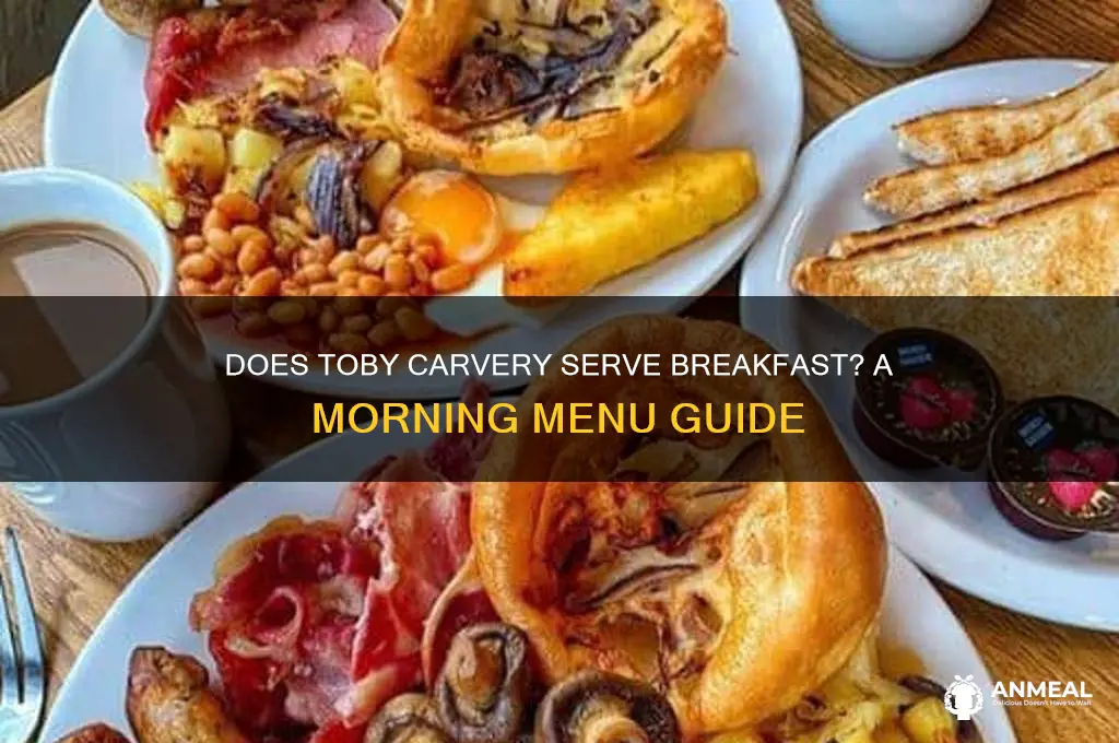 do toby carvery do breakfast