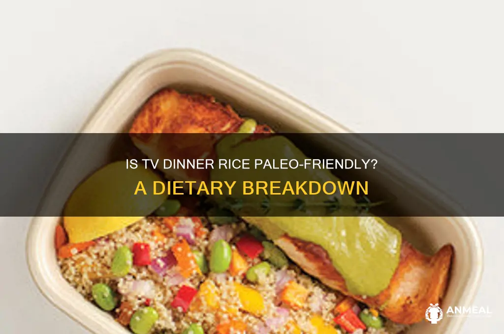 do tv dinner rice paleo